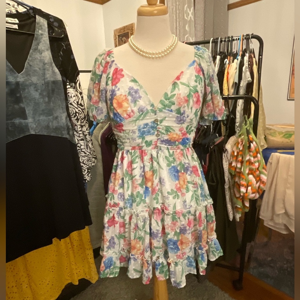 Altar’d State Floral Mini dress